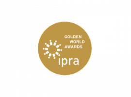 Újabb siker: pályázati anyagunk nyert az IPRA Golden World Awards-on!